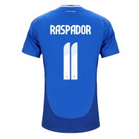 Italy Giacomo Raspadori #11 Replica Home Shirt Euro 2024 Short Sleeve